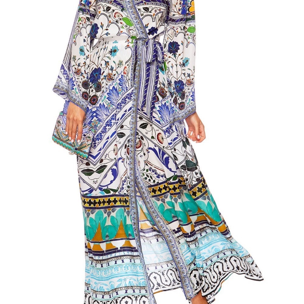Gorgeous Camilla Crystal Embellished Kaftan Dress